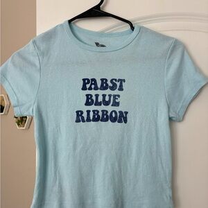 Urban Outfitters Light Blue Crop Top